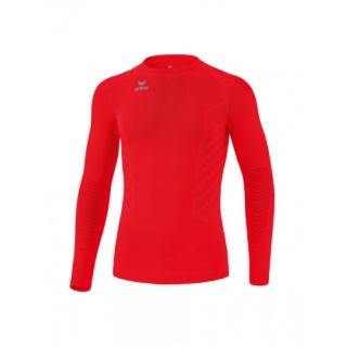 Erima Functional Underwear Long Sleeve Athletic Round Neck (seamless) red Men